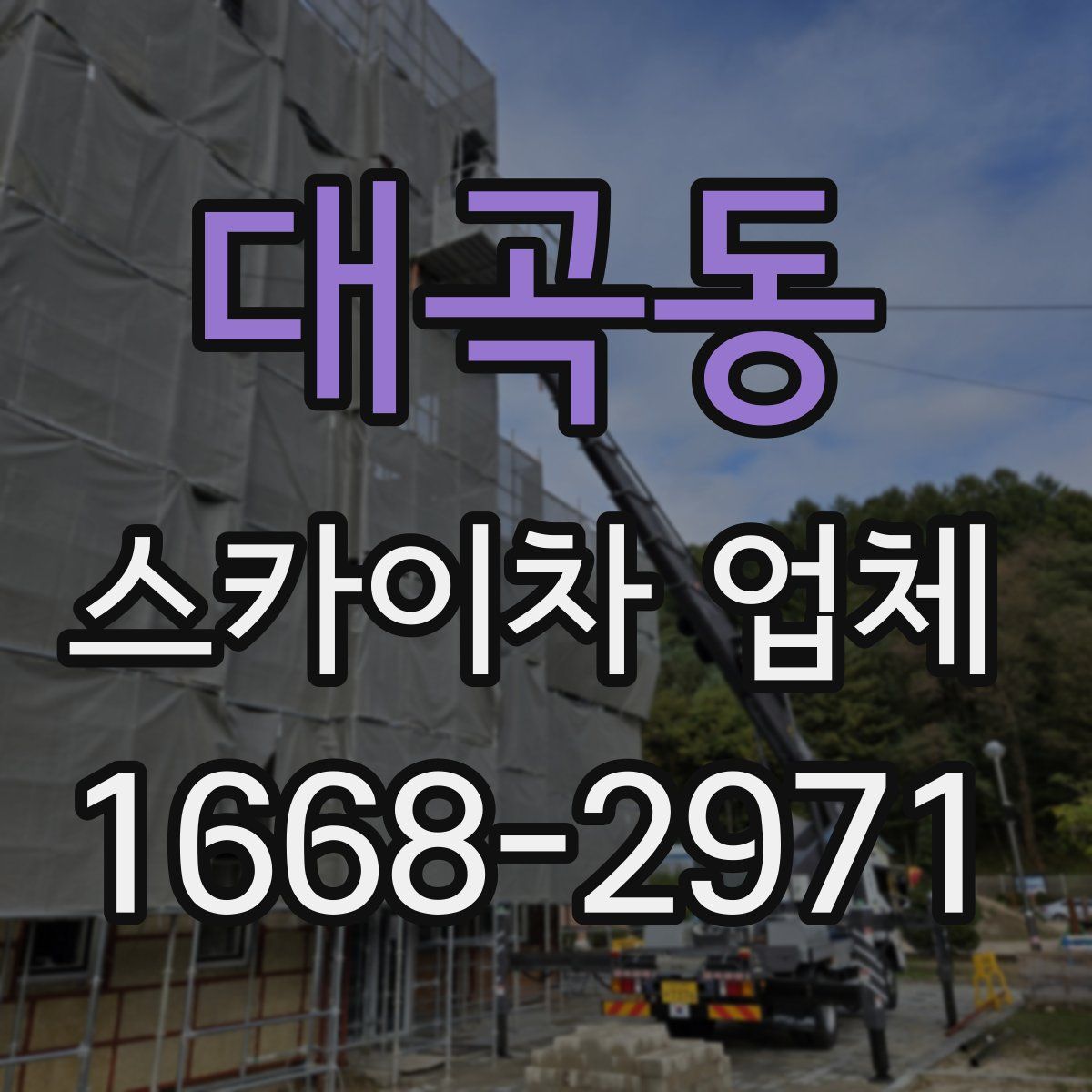 대곡동 스카이차 업체