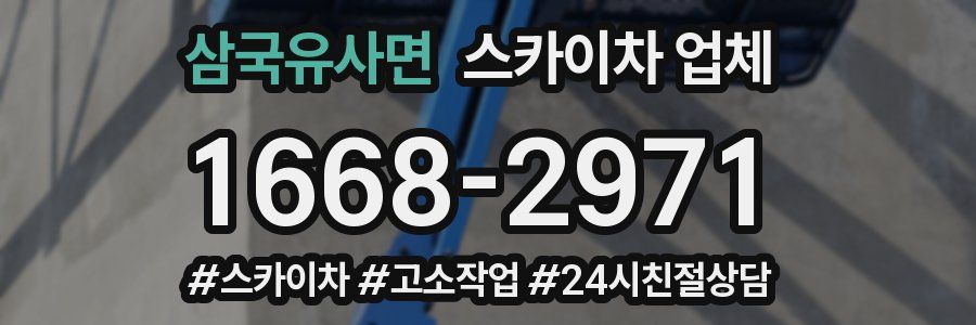삼국유사면 스카이차 업체