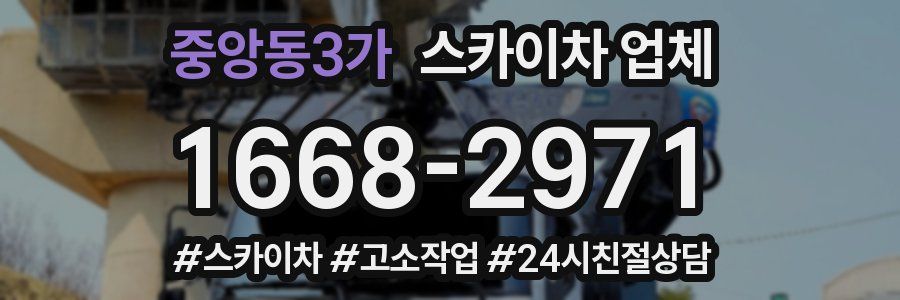 중앙동3가 스카이차 업체
