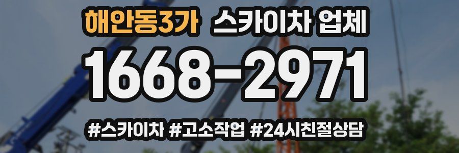 해안동3가 스카이차 업체