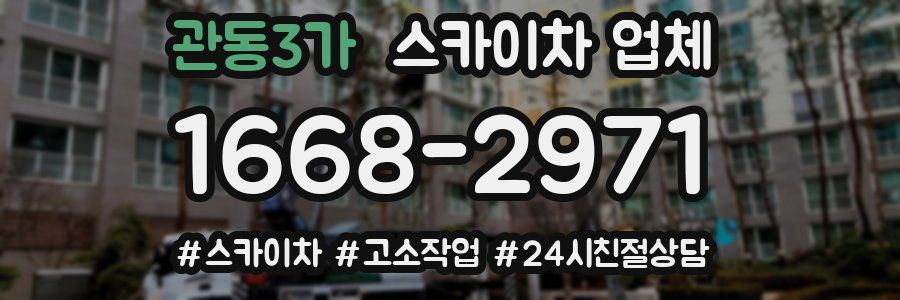 관동3가 스카이차 업체