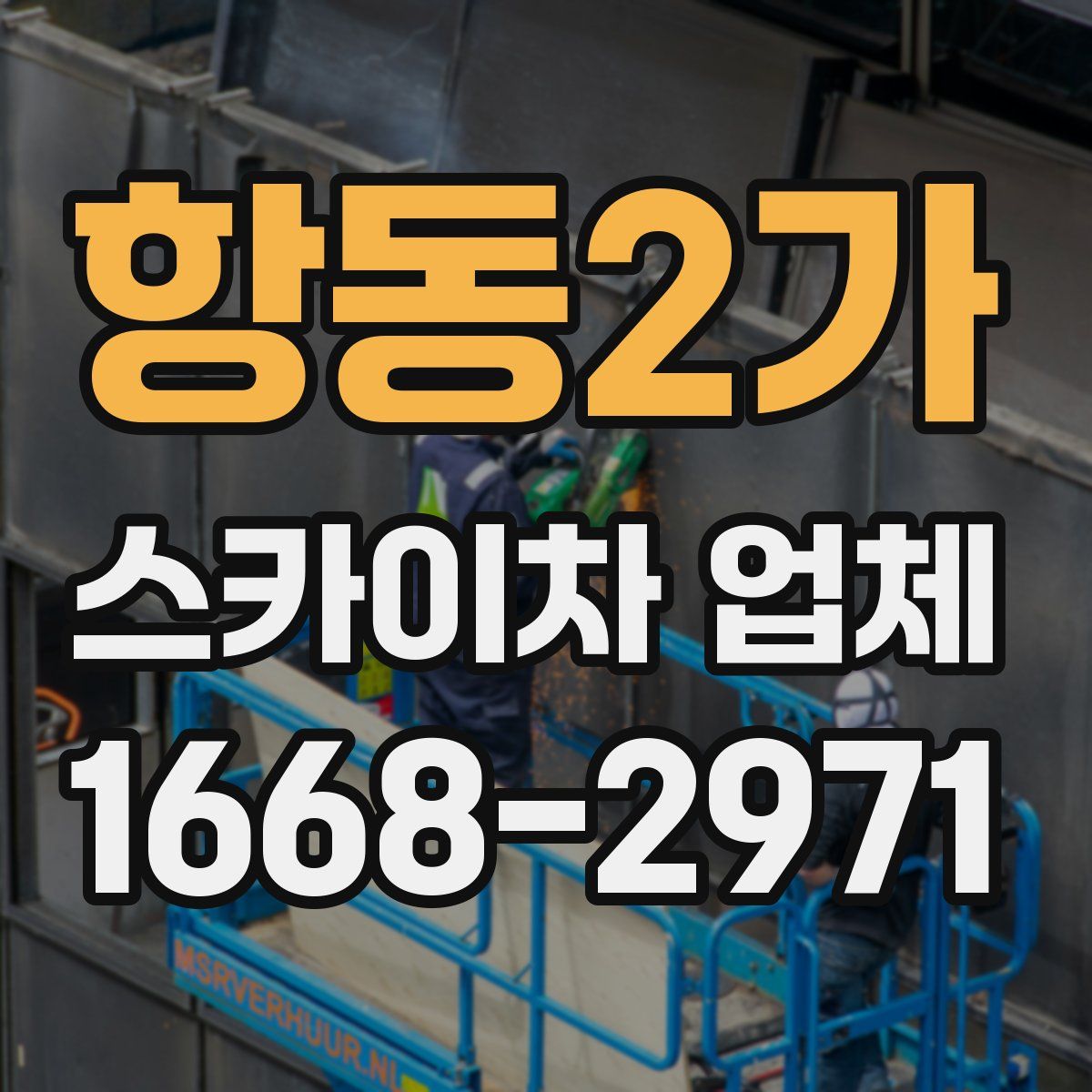 항동2가 스카이차 업체