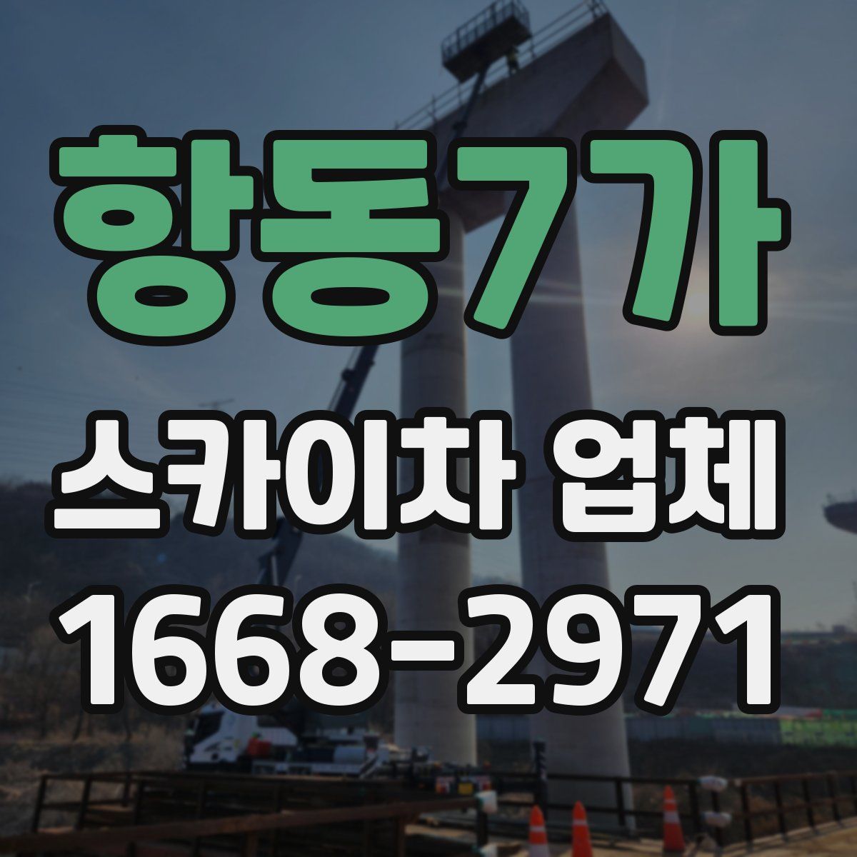 항동7가 스카이차 업체