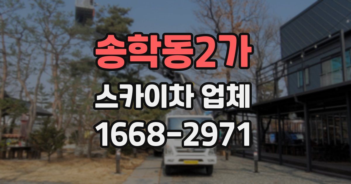 송학동2가 스카이차 업체