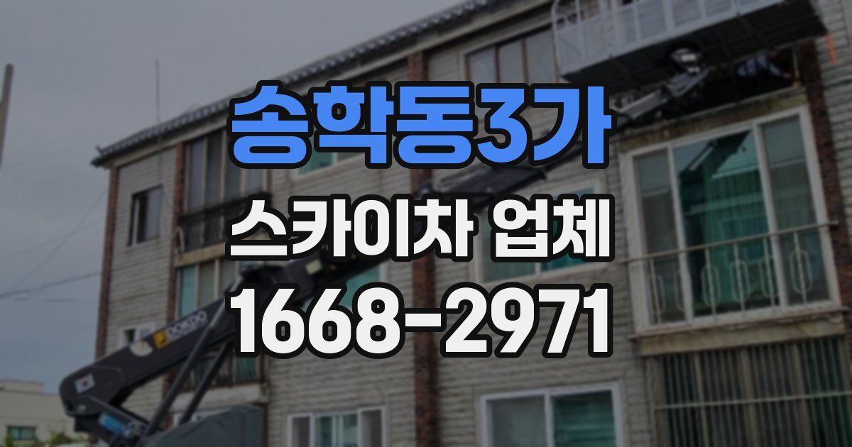 송학동3가 스카이차 업체