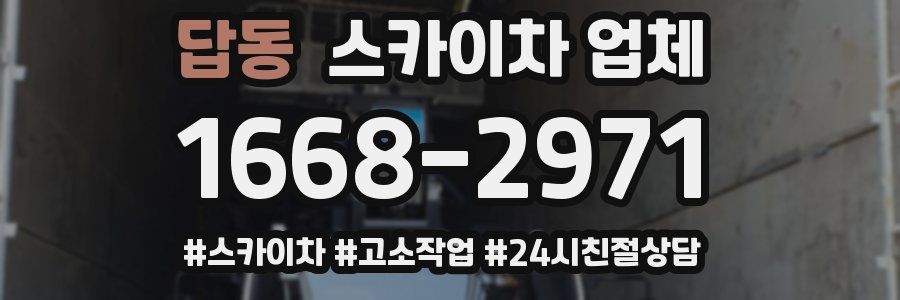 답동 스카이차 업체