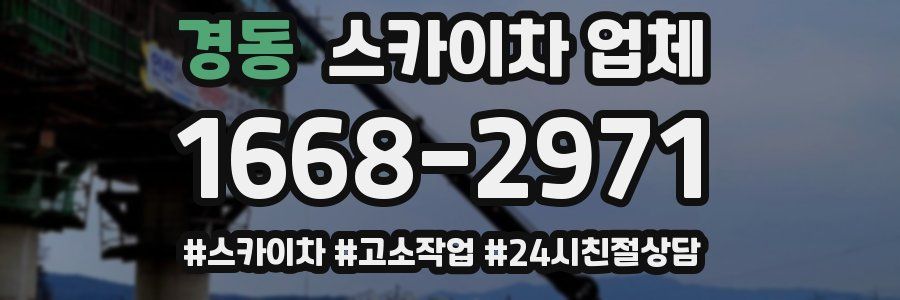 경동 스카이차 업체