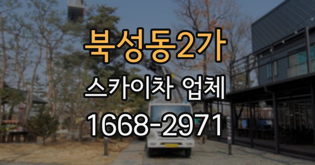 북성동2가 스카이차 업체