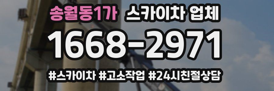 송월동1가 스카이차 업체