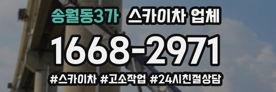 송월동3가 스카이차 업체