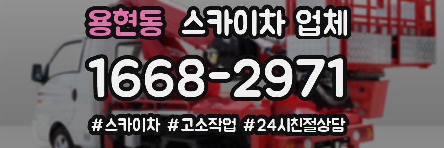 용현동 스카이차 업체