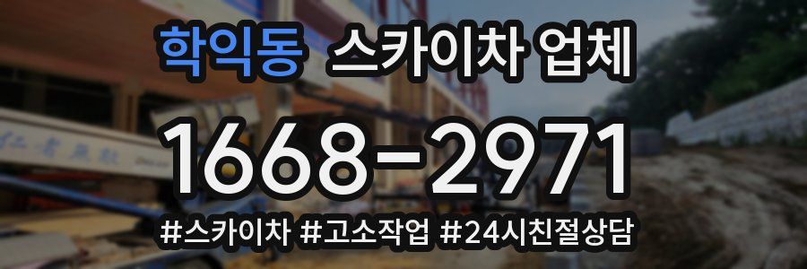 학익동 스카이차 업체