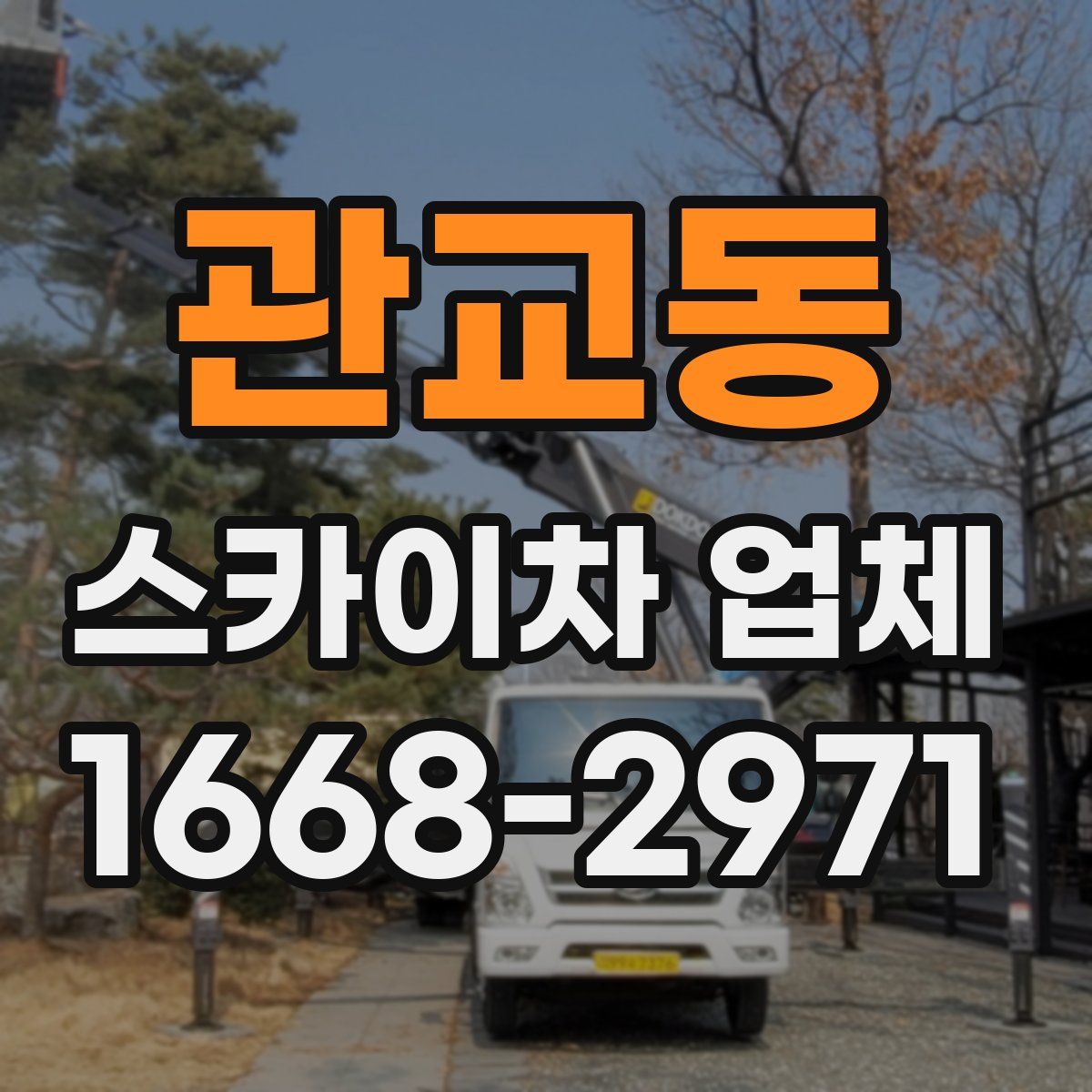 관교동 스카이차 업체