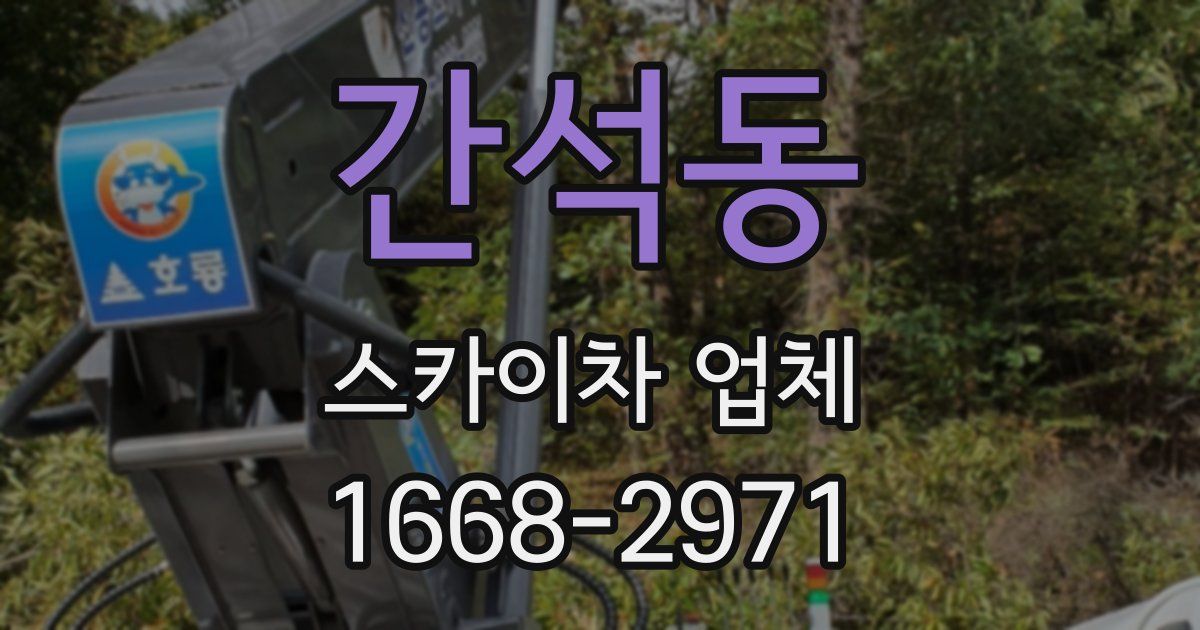 간석동 스카이차 업체