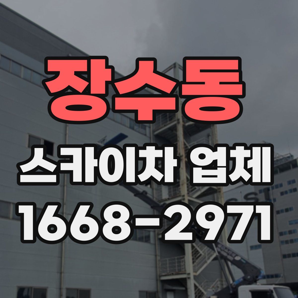 장수동 스카이차 업체