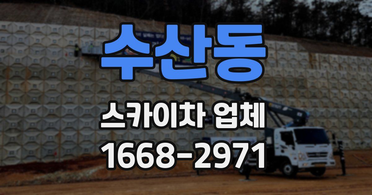 수산동 스카이차 업체