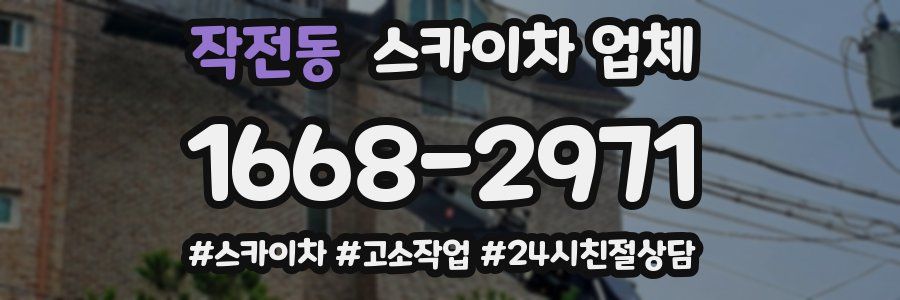 작전동 스카이차 업체