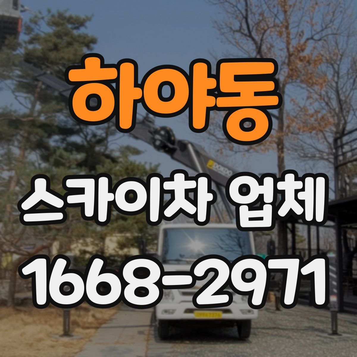 하야동 스카이차 업체