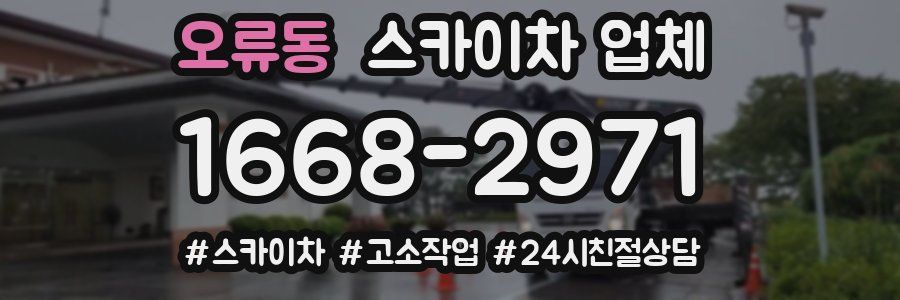 오류동 스카이차 업체