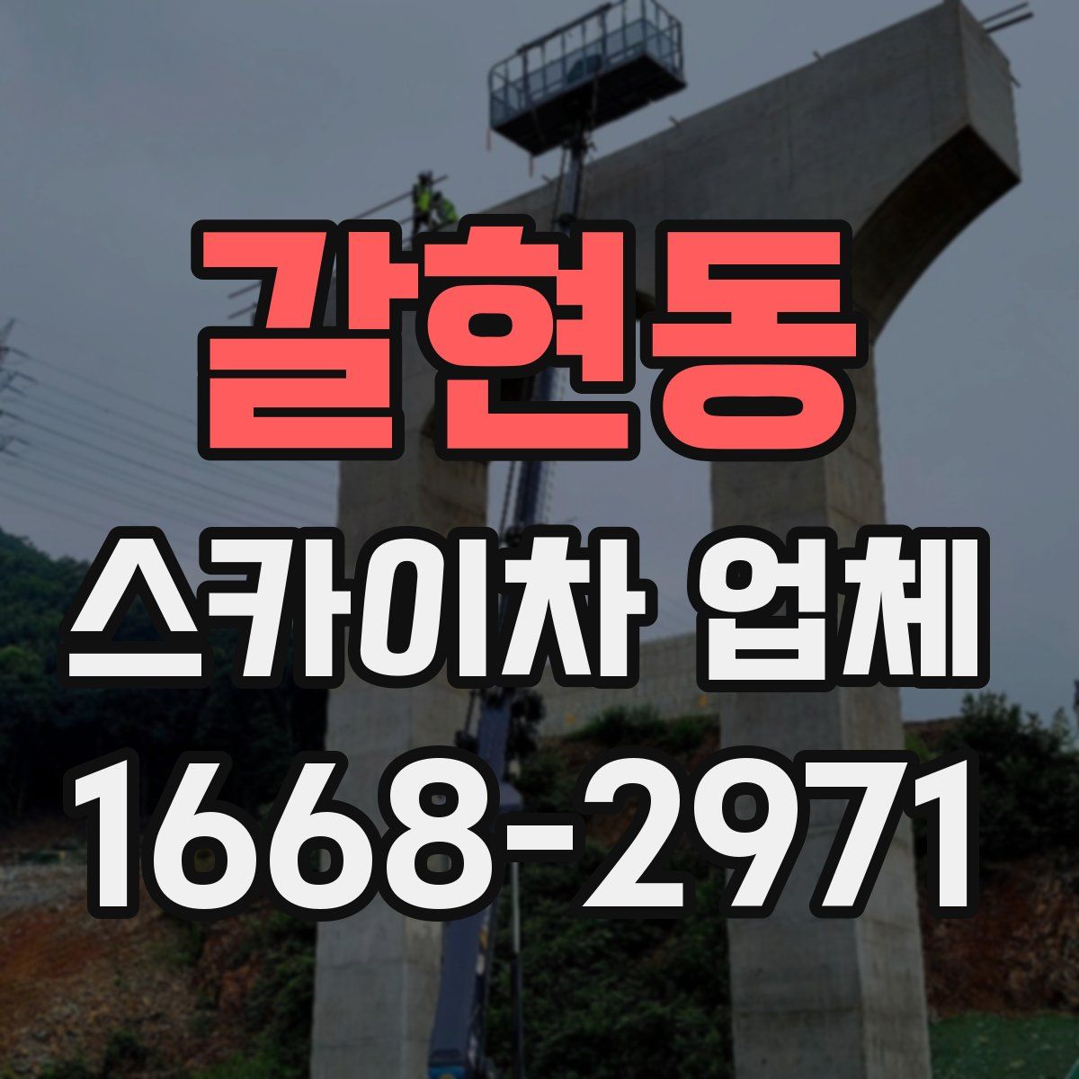 갈현동 스카이차 업체