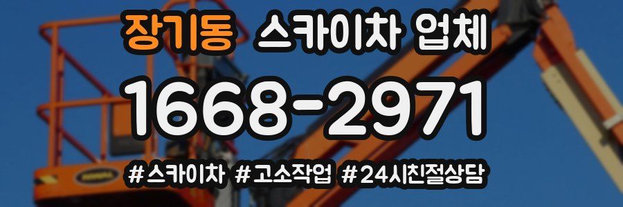 장기동 스카이차 업체