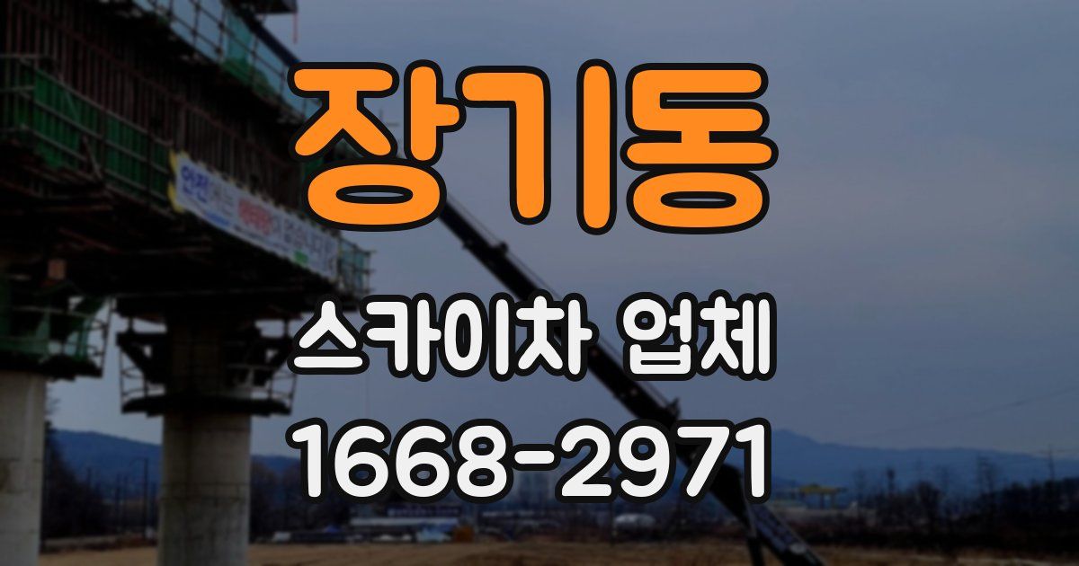 장기동 스카이차 업체