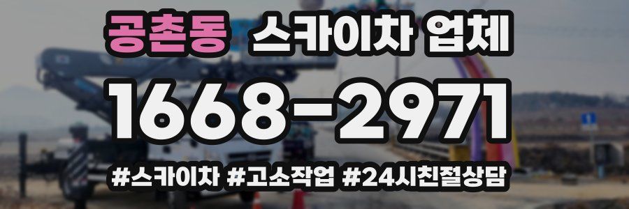 공촌동 스카이차 업체