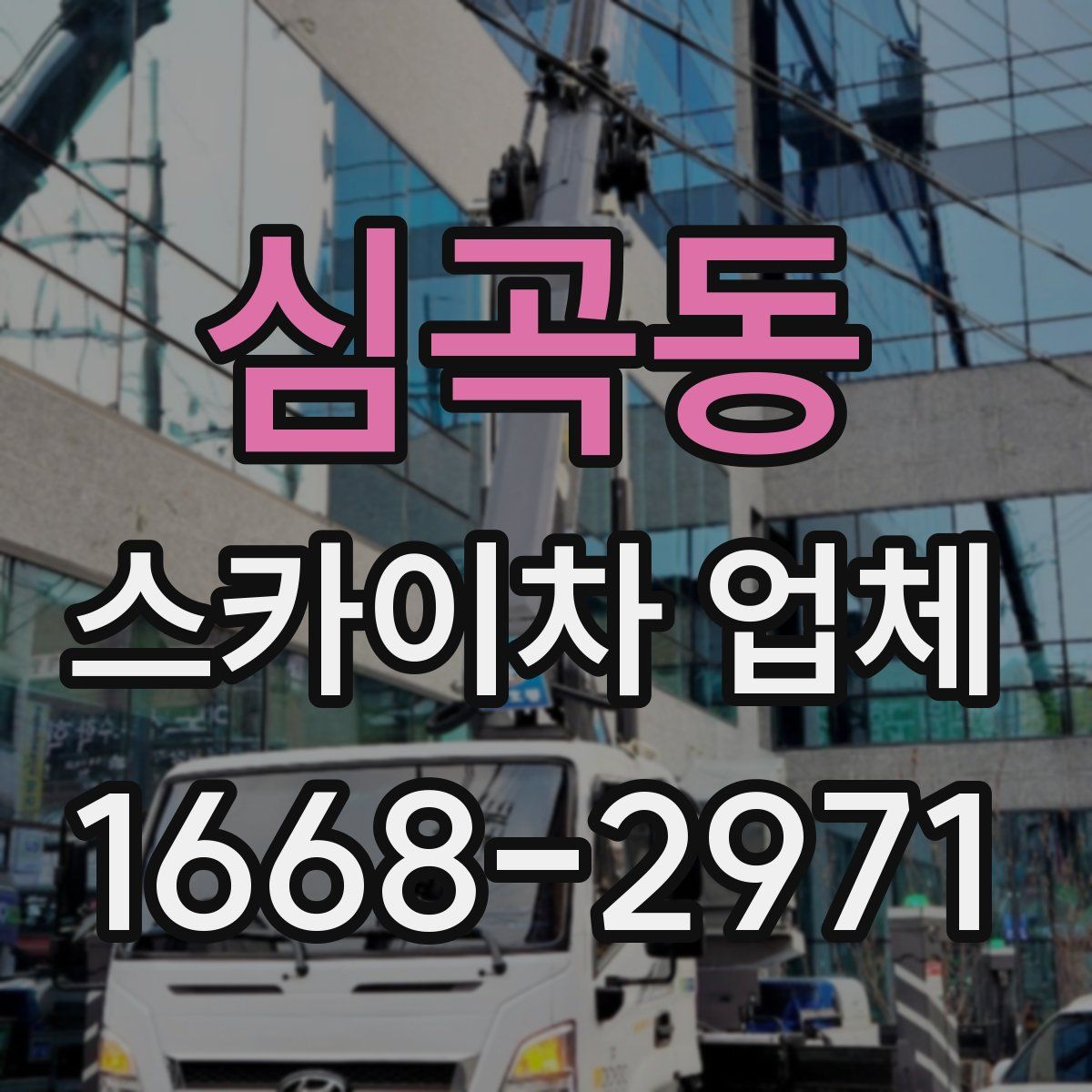심곡동 스카이차 업체