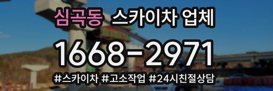 심곡동 스카이차 업체