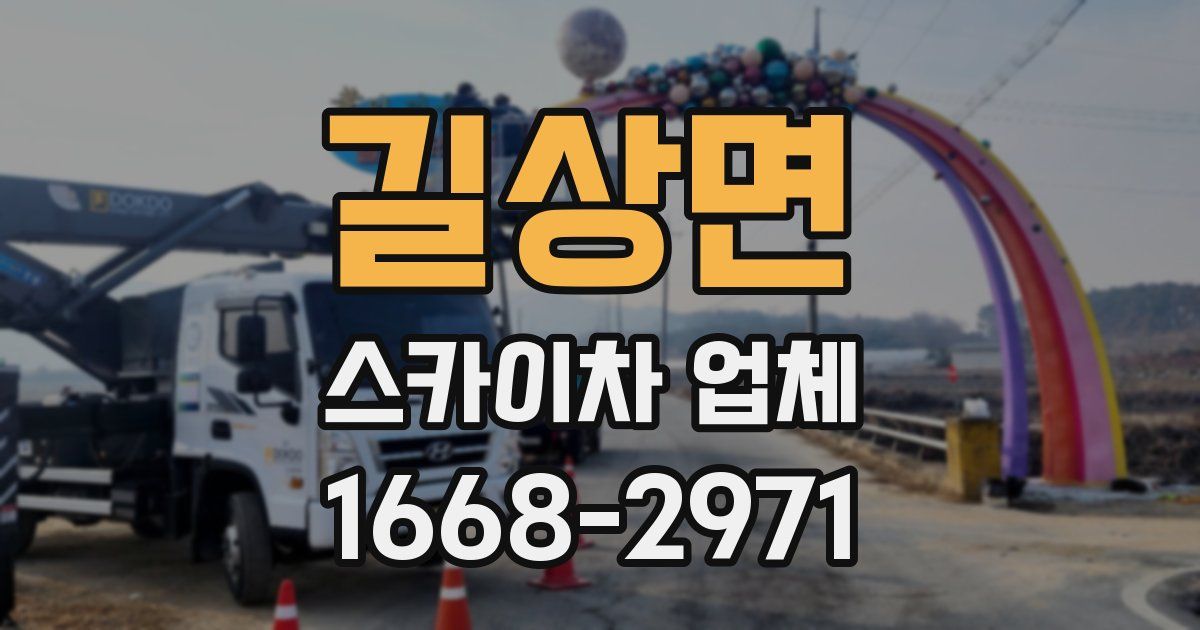 길상면 스카이차 업체