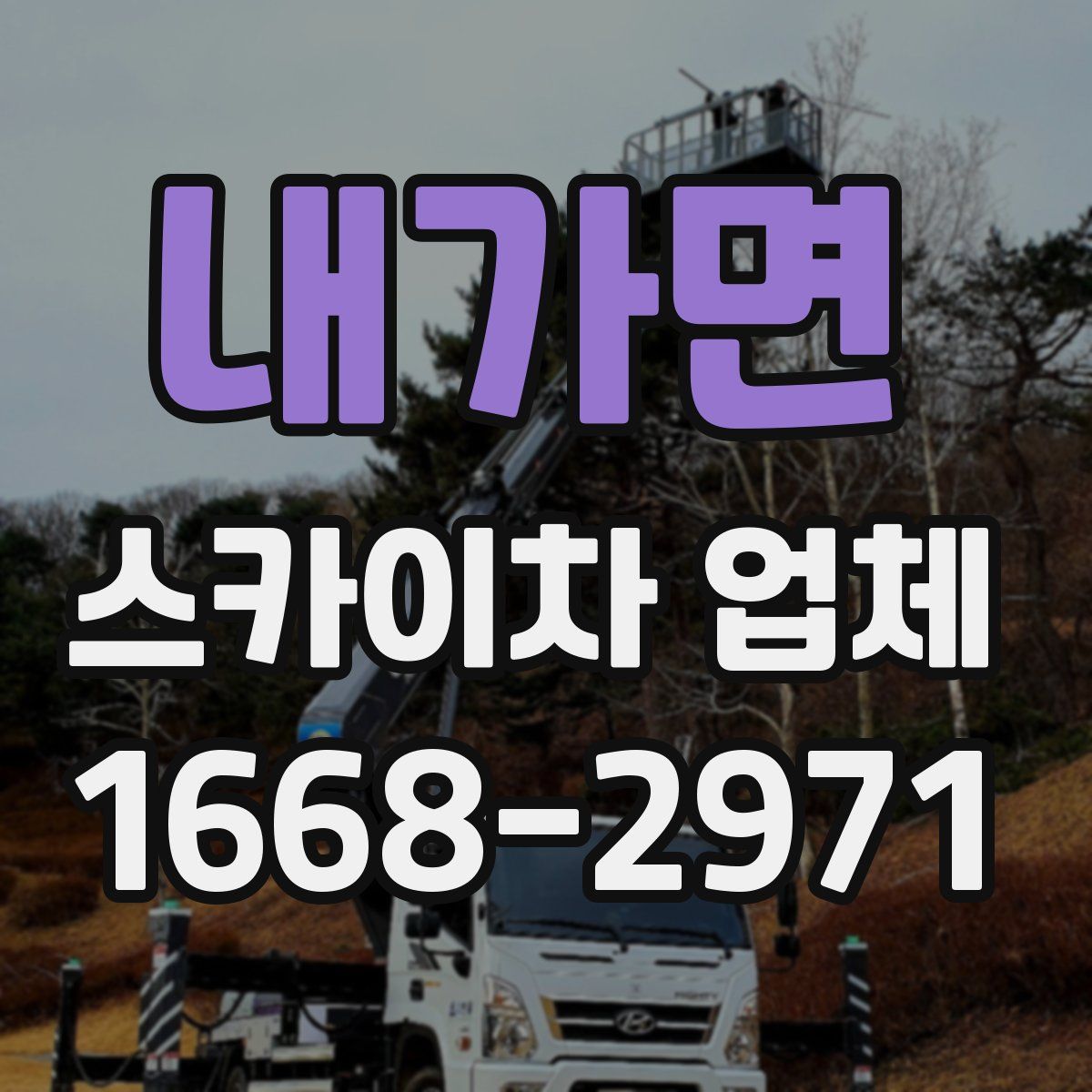 내가면 스카이차 업체