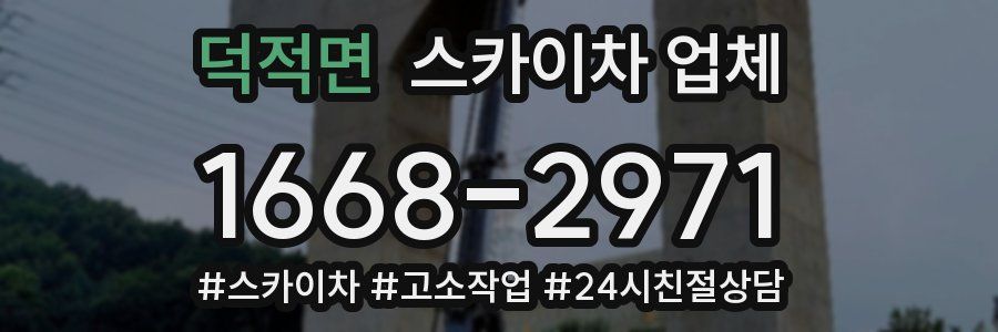덕적면 스카이차 업체