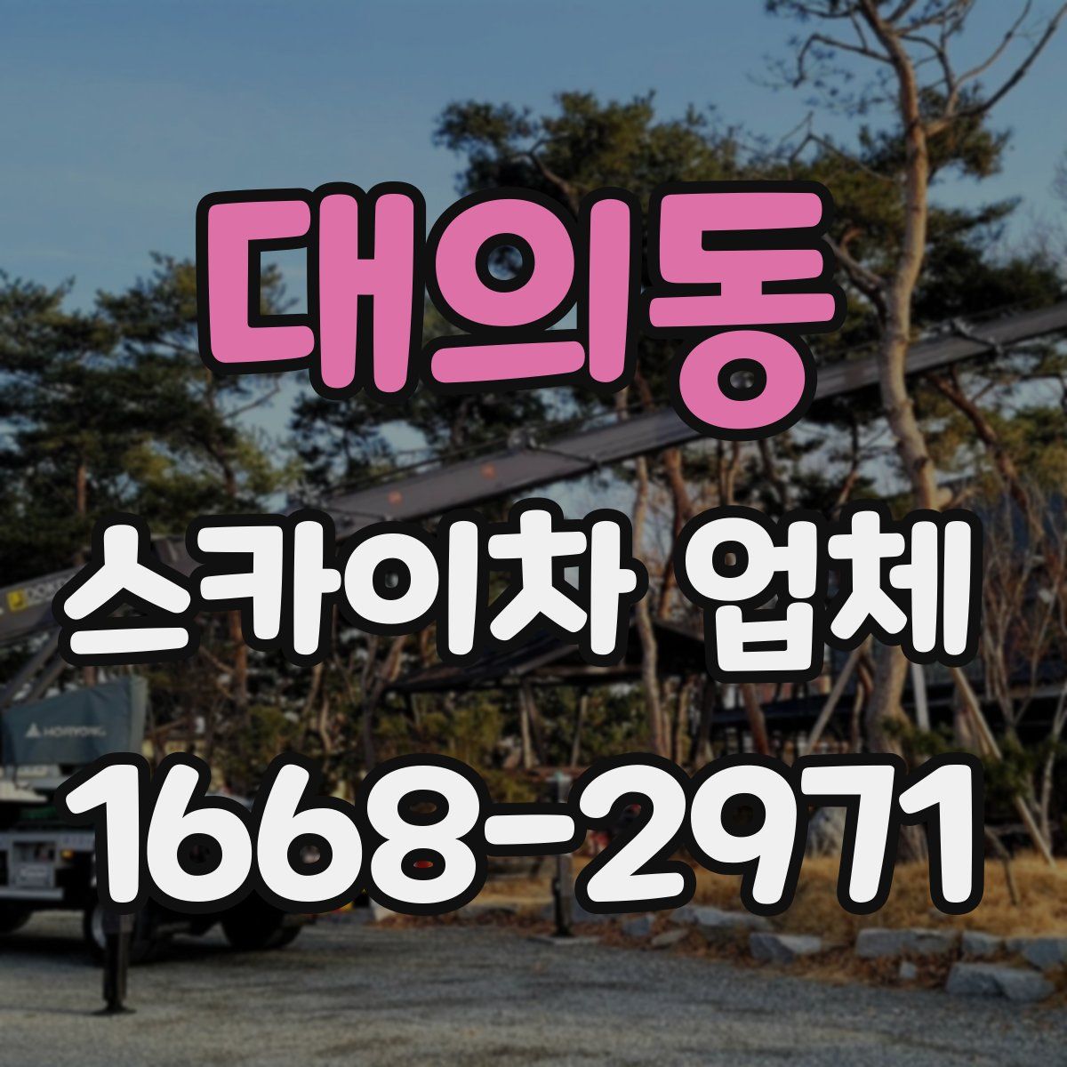 대의동 스카이차 업체