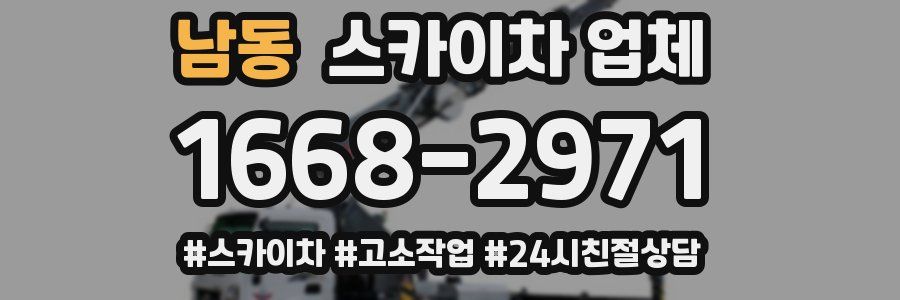 남동 스카이차 업체