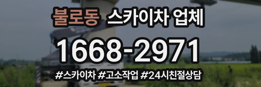 불로동 스카이차 업체