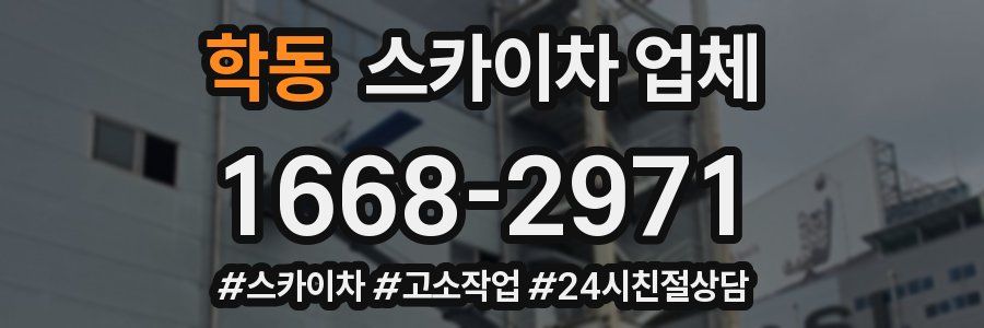 학동 스카이차 업체