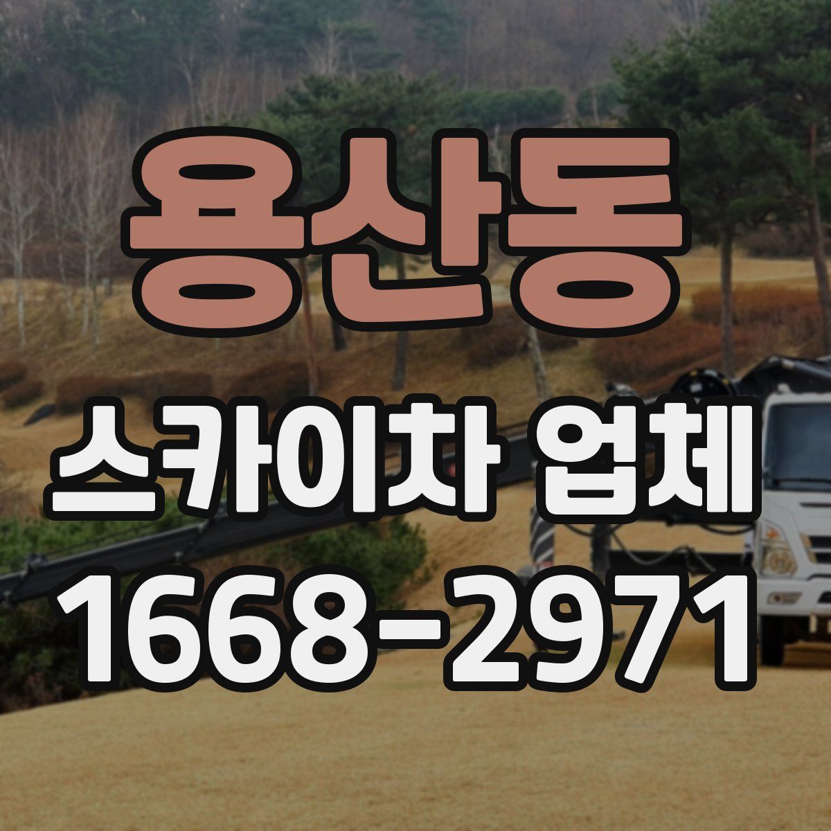 용산동 스카이차 업체