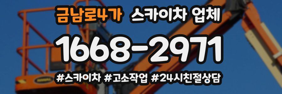 금남로4가 스카이차 업체