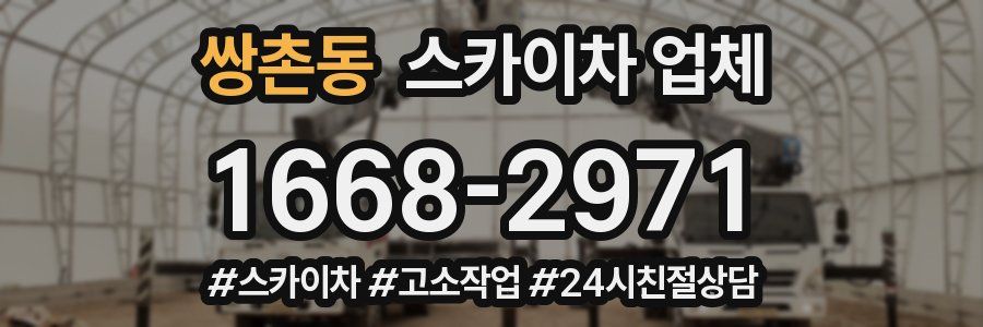 쌍촌동 스카이차 업체