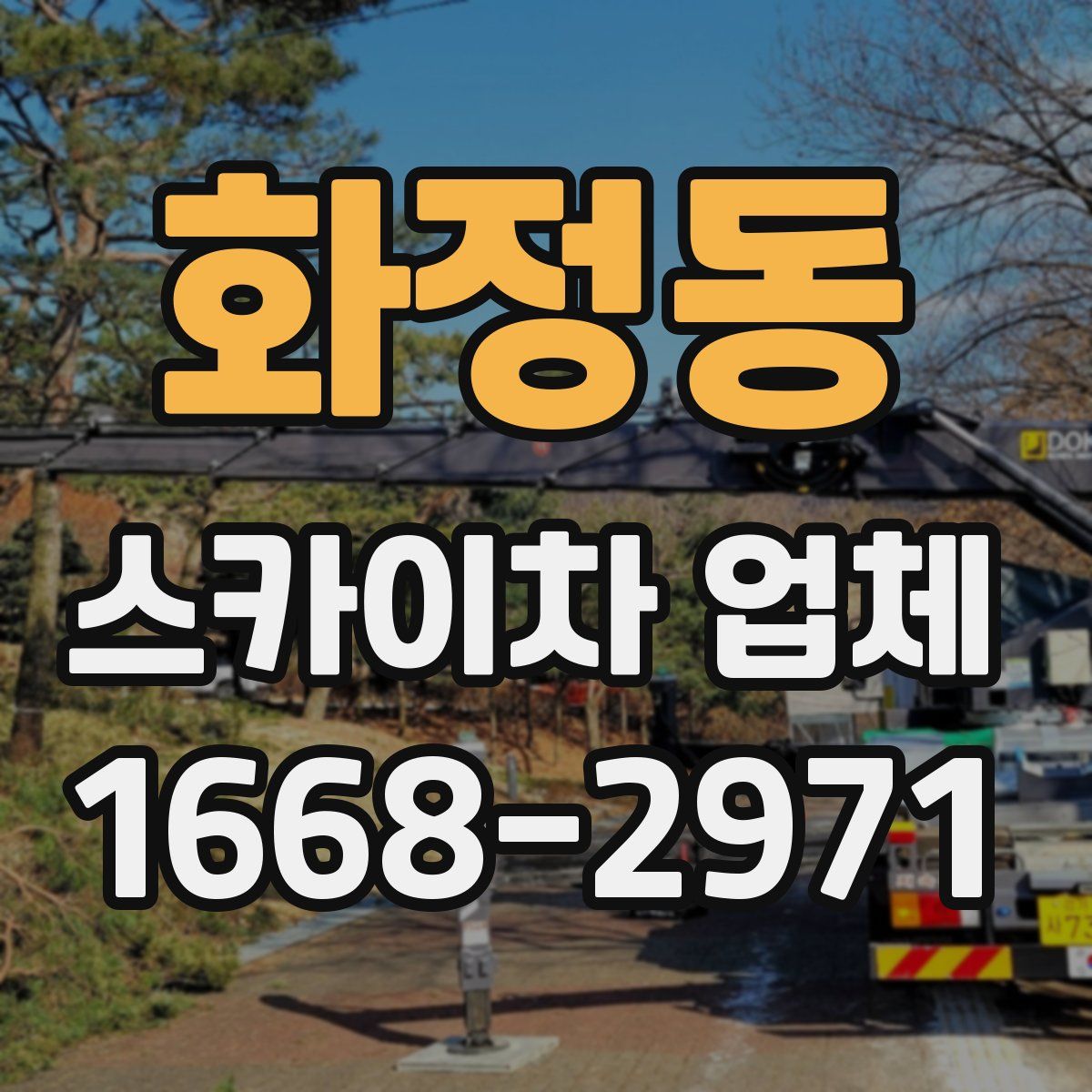 화정동 스카이차 업체