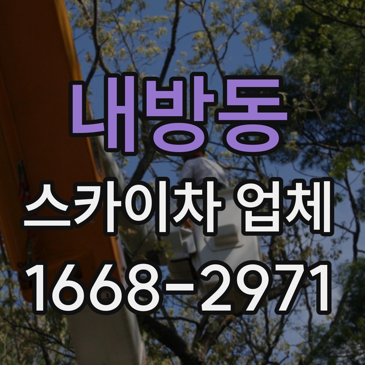 내방동 스카이차 업체