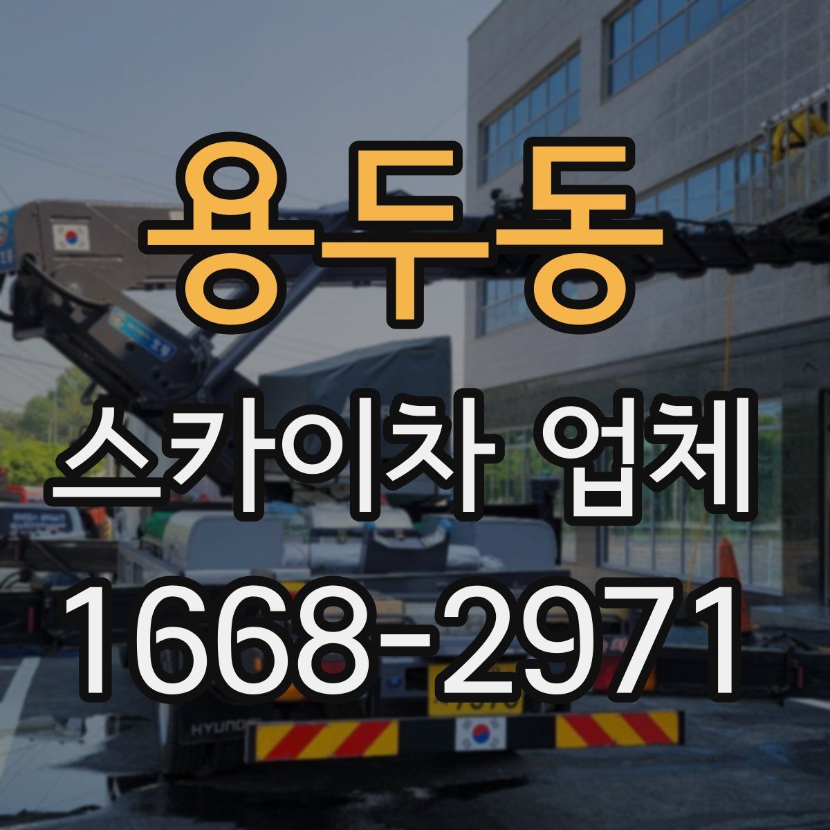 용두동 스카이차 업체