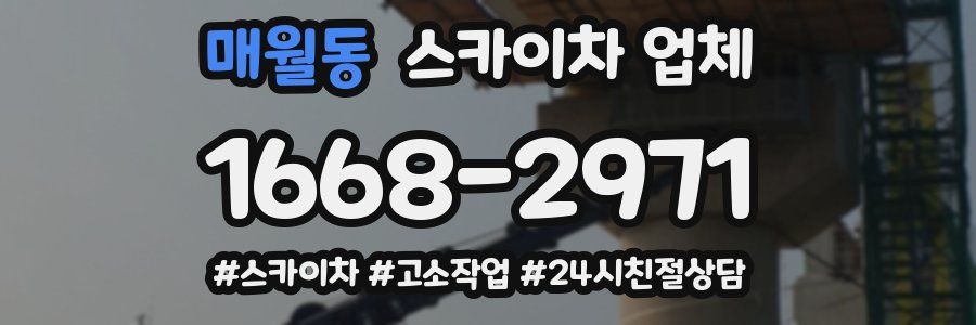 매월동 스카이차 업체