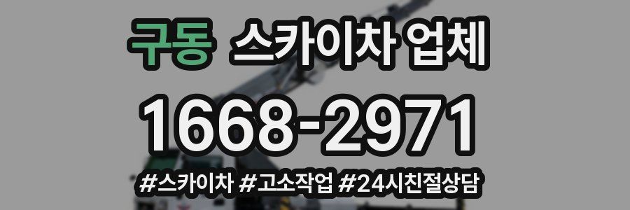 구동 스카이차 업체