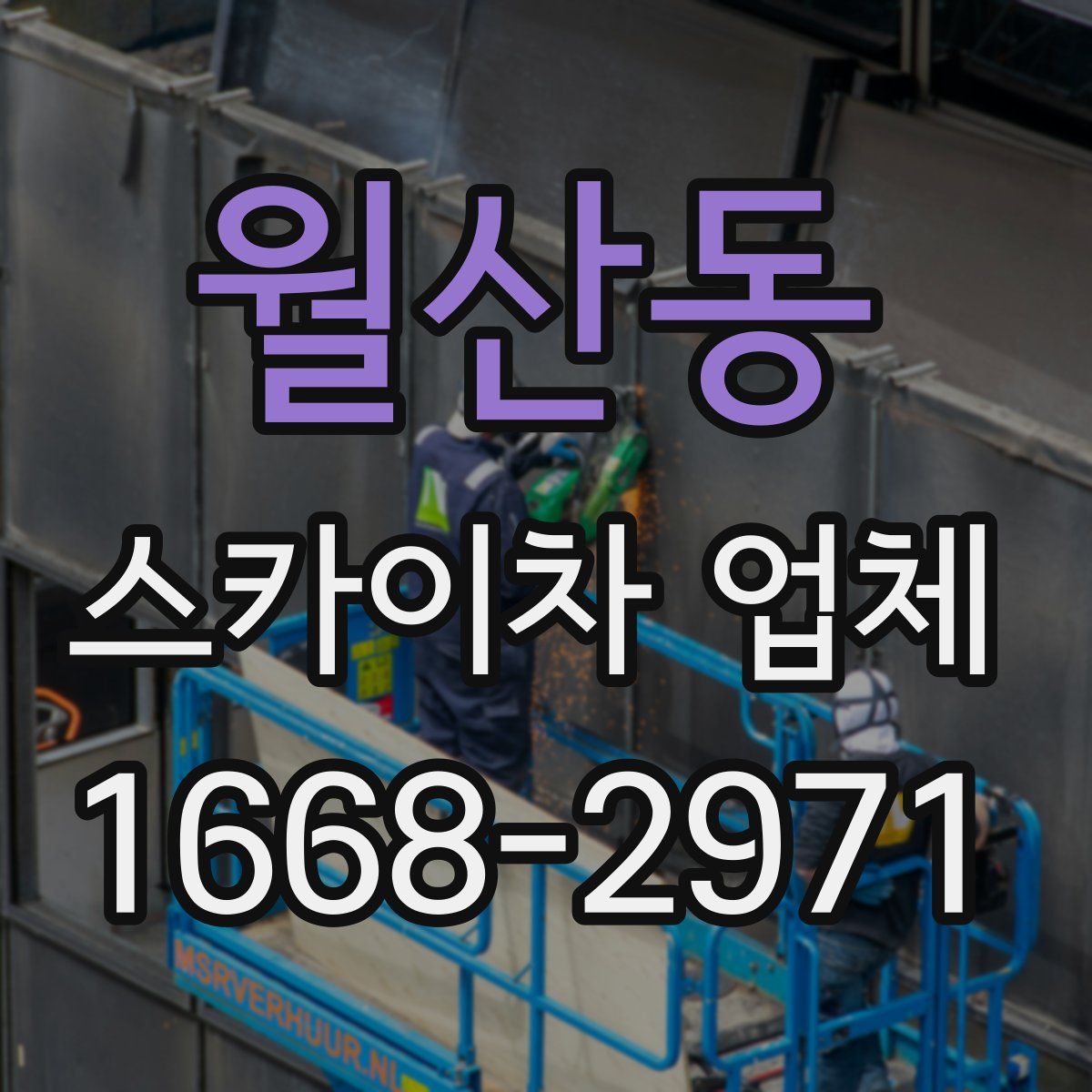 월산동 스카이차 업체