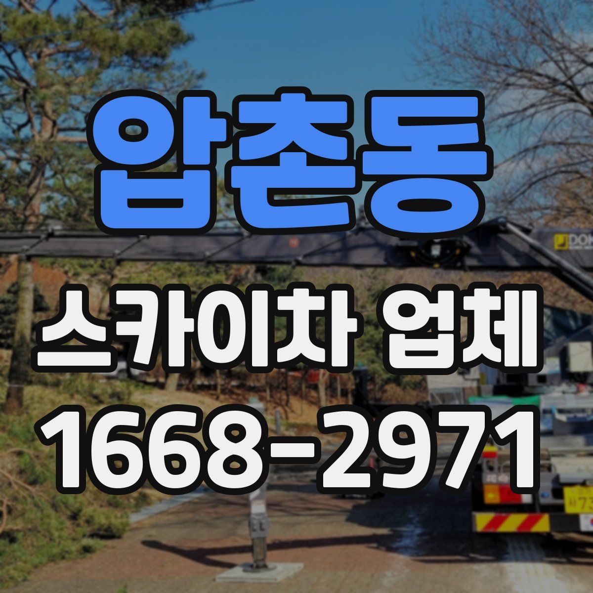 압촌동 스카이차 업체
