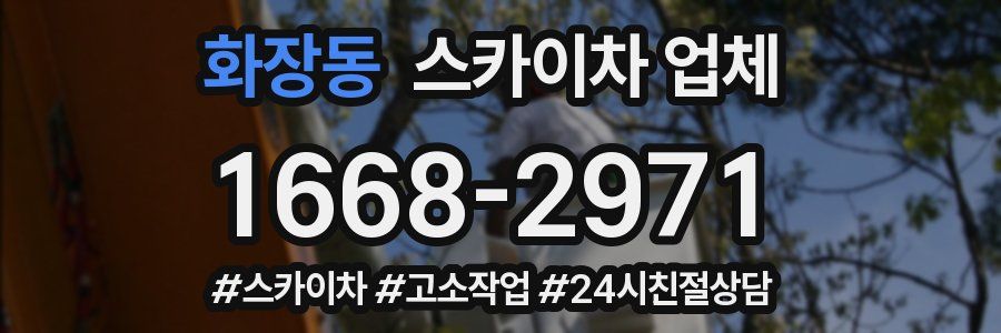 화장동 스카이차 업체