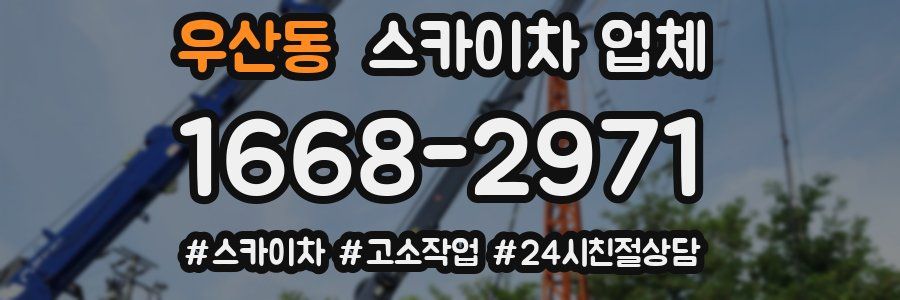 우산동 스카이차 업체