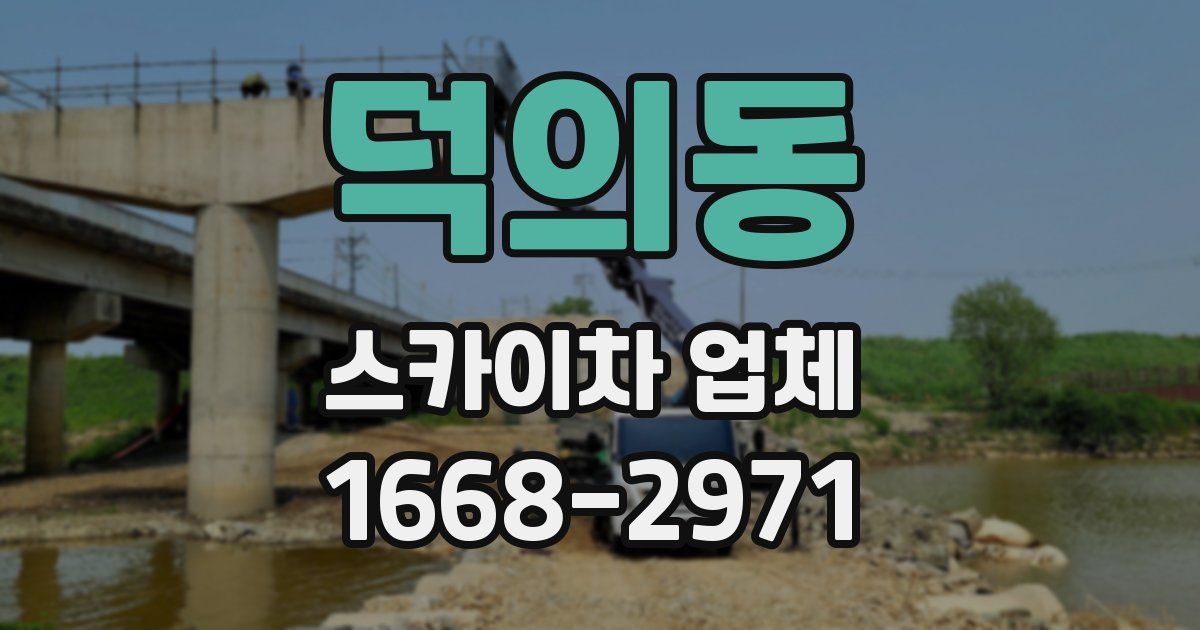 덕의동 스카이차 업체