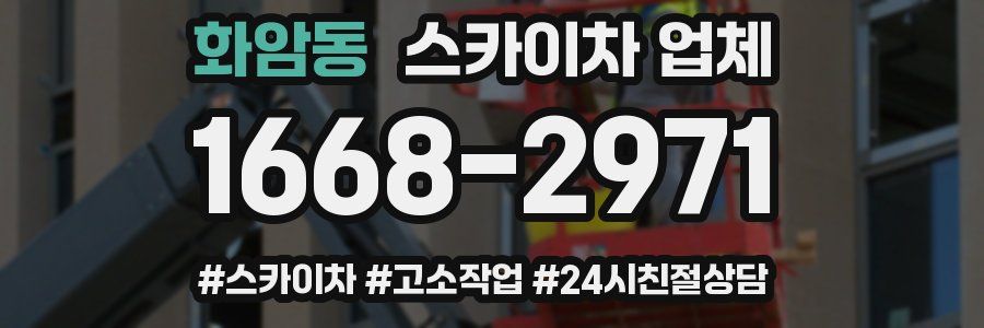 화암동 스카이차 업체